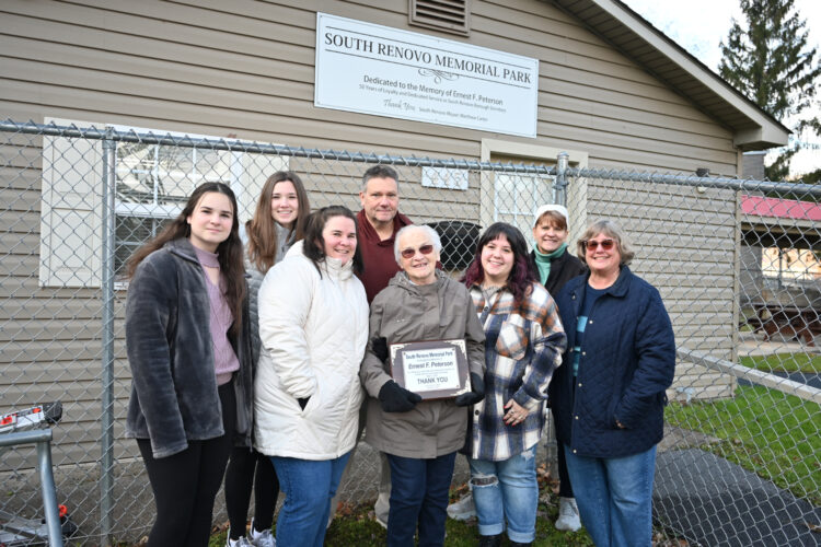 S. Renovo park dedicated to longtime borough secretary Ernie Peterson